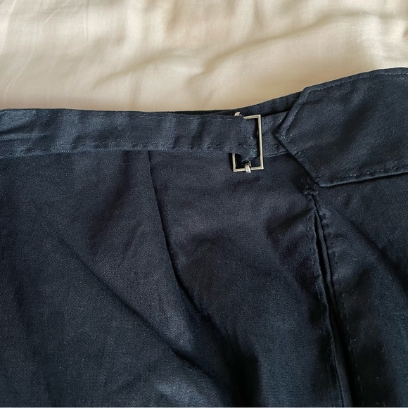 Max Studio Special Edition Black Linen Blend Skort • Size 10 - Picture 15 of 16